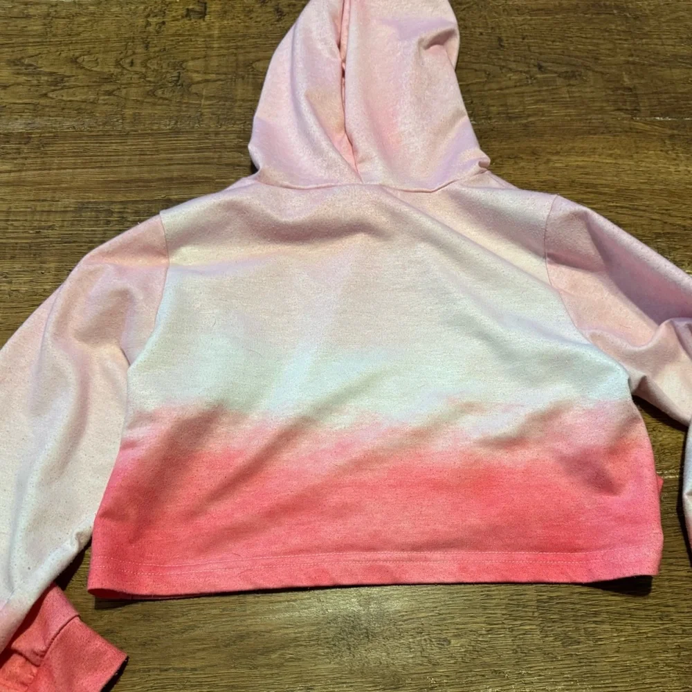 Girls hoodie 8-10 tie dye love